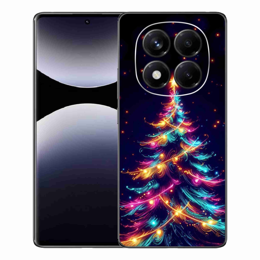 Gél borítás mmCase a Xiaomi Redmi Note 14 Pro számára - neon karácsonyfa