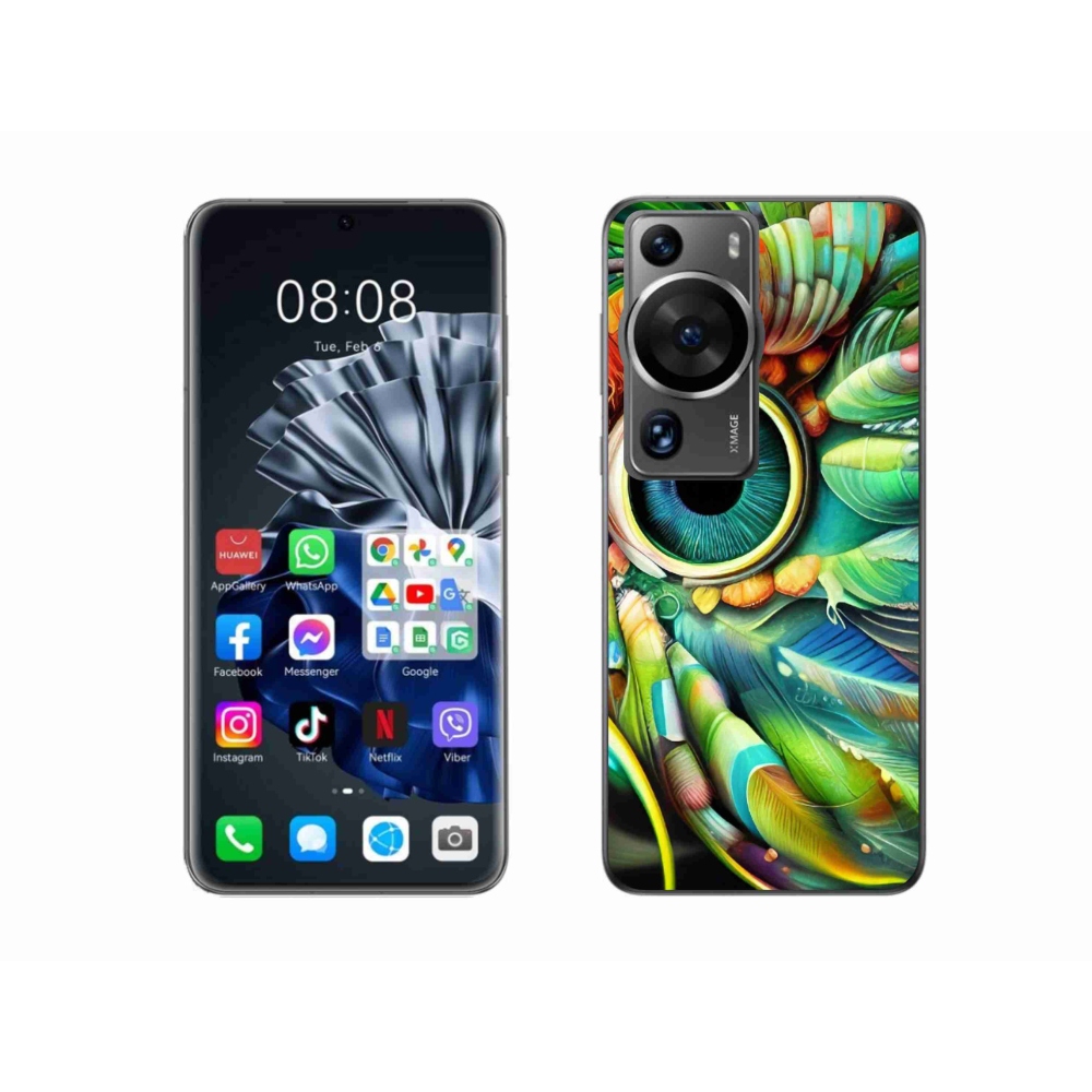 Gél borítás mmCase a Huawei P60 Pro készülékhez - absztrakt motívum 18