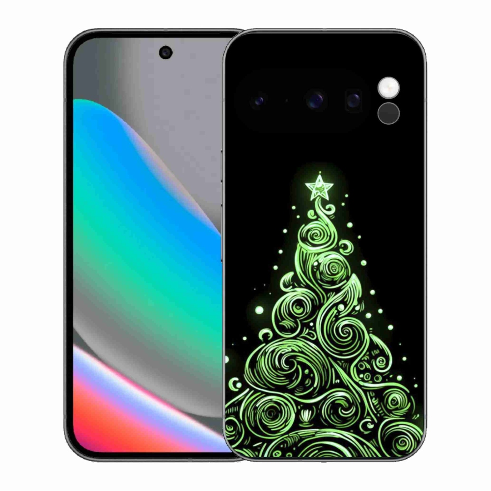 Gél borítás mmCase a Google Pixel 10 Pro számára - neon karácsonyfa 3