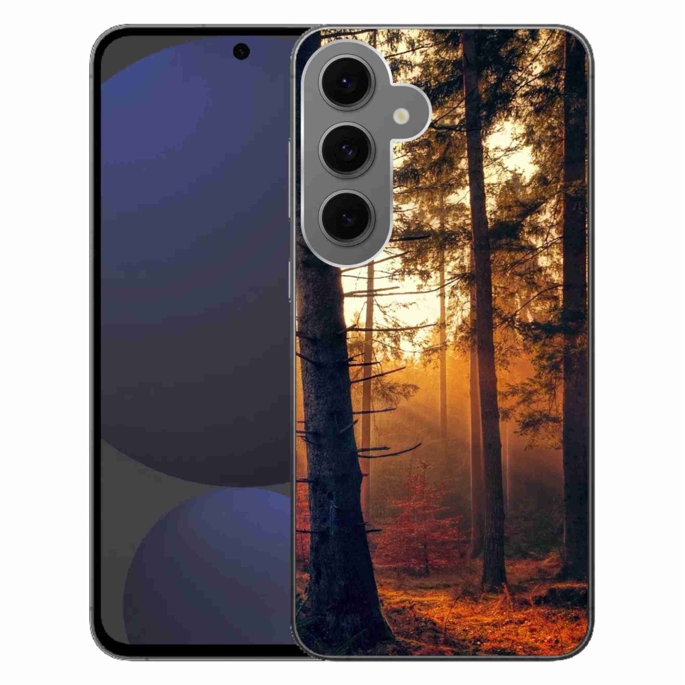 Gél tok mmCase Samsung Galaxy S24 FE készülékhez - erdő