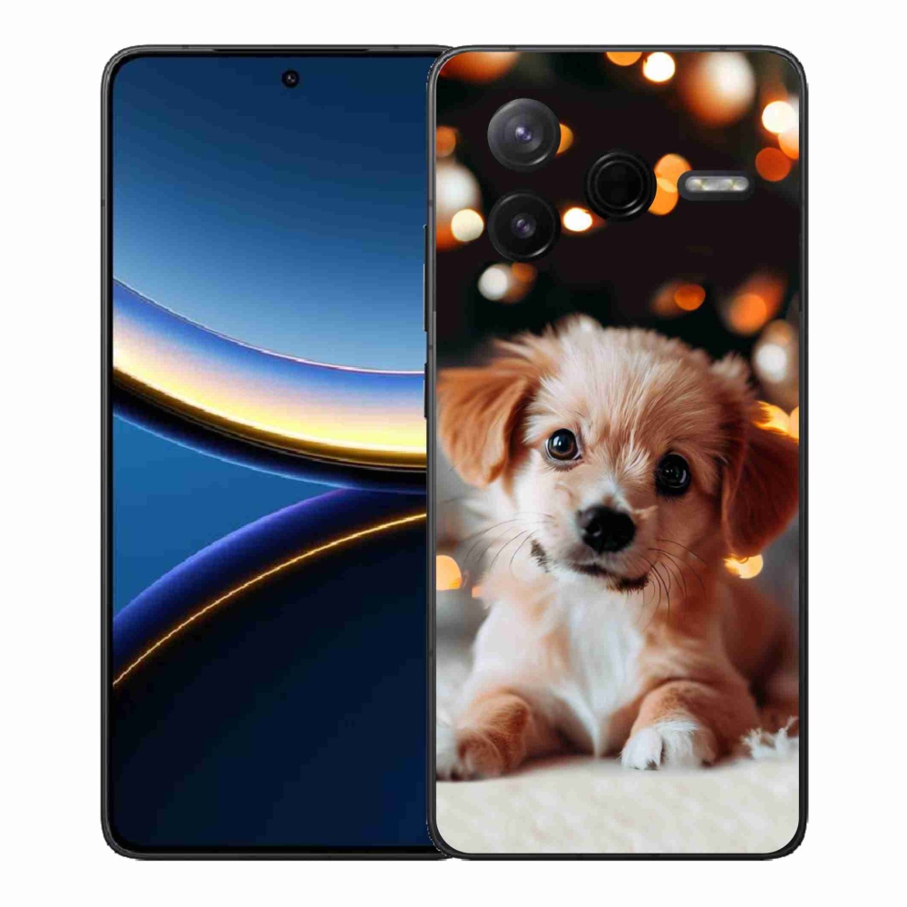 Gél borítás mmCase a Xiaomi Poco F7 Pro készülékhez - kölyökkutyakölyök