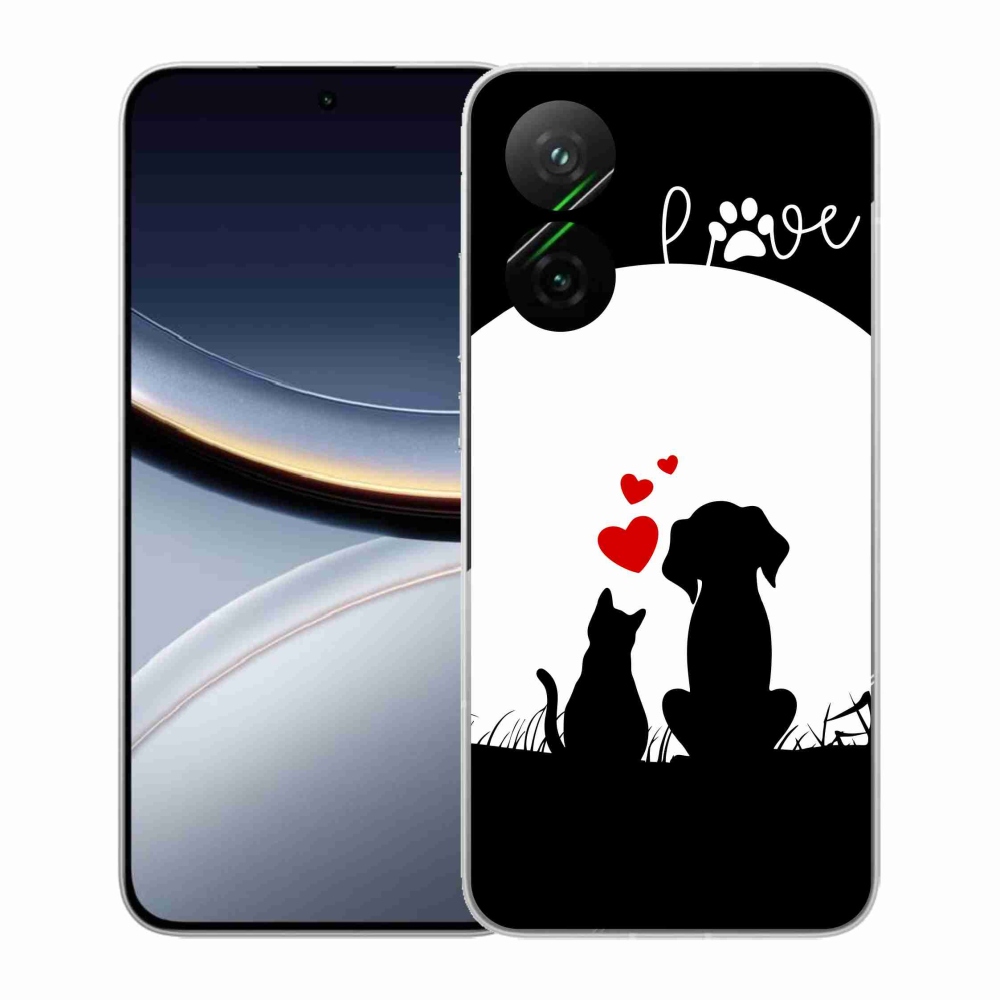 Gél borító mmCase a Xiaomi Poco F7 5G számára - állati szeretet