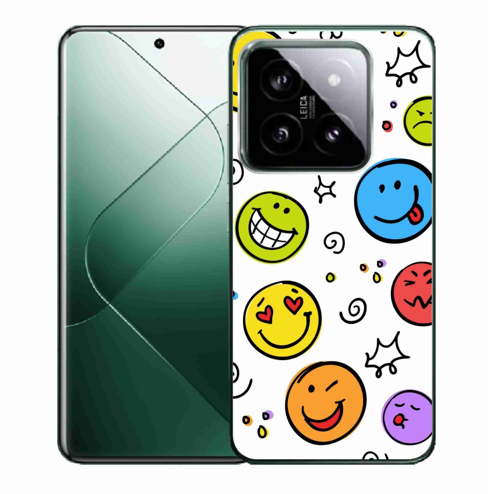 Gél borítás mmCase a Xiaomi 14-hez - smiley-k