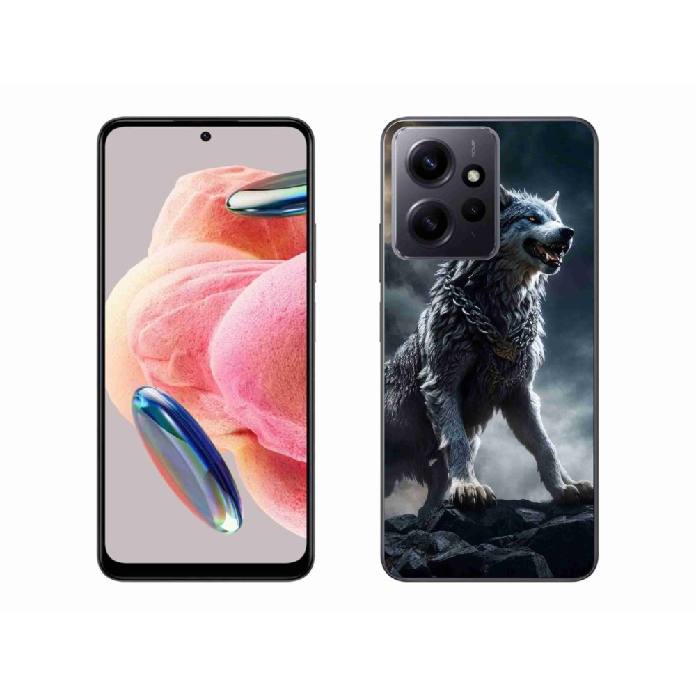 Gél borítás mmCase a Xiaomi Redmi Note 12 4G-hez - farkas 1