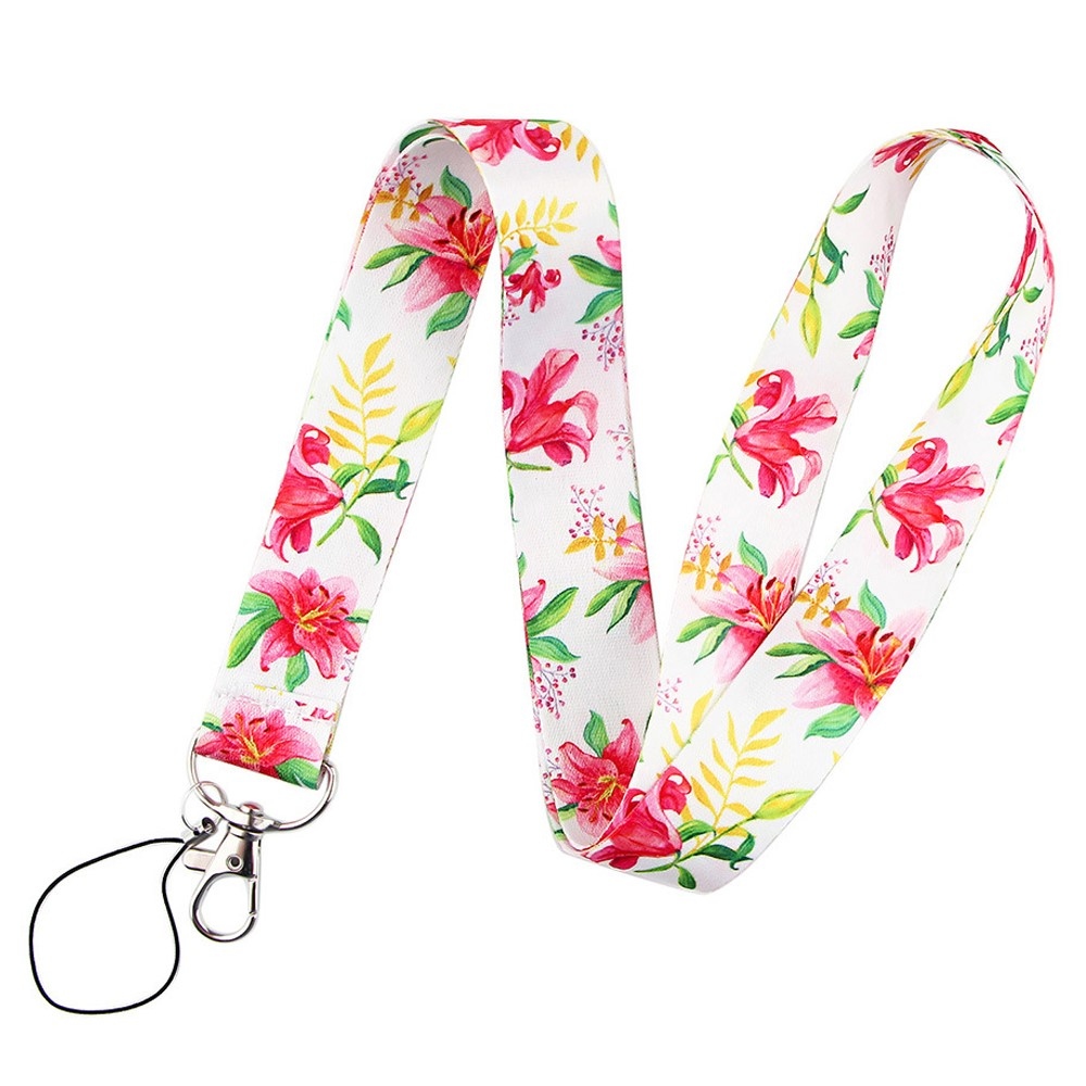 Virágmintás nyakpánt a pisztolytáskához - H minta