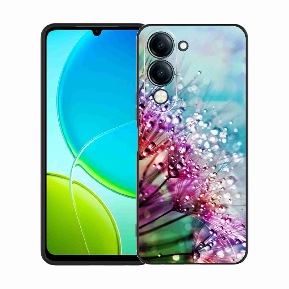 Gél borító mmCase a Vivo Y29s 5G-hez - színes virágok