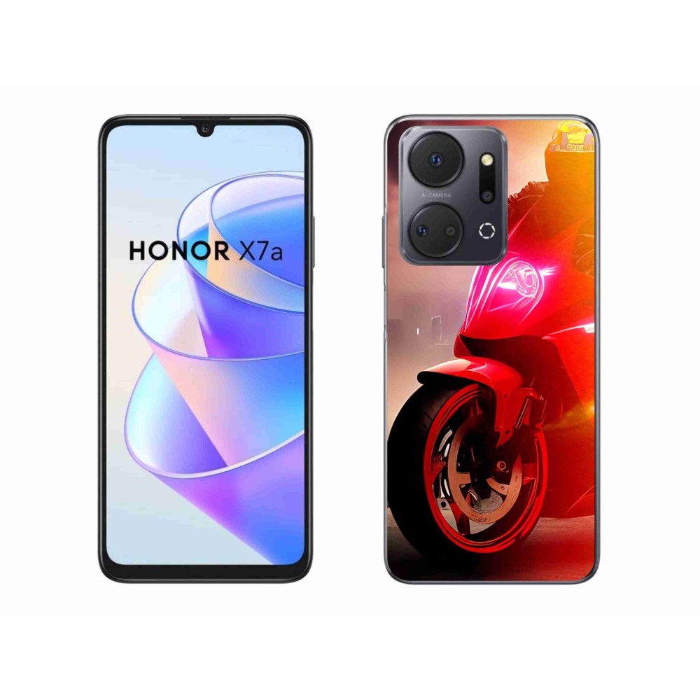 Zselés borítás mmCase a Honor X7a számára - motorkerékpár