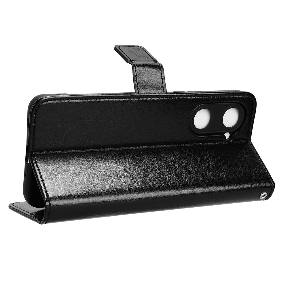 Őrült könyv tok a Vivo Y28s 5G-hez - fekete