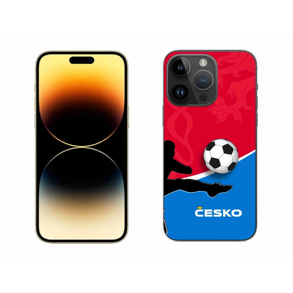 Zselés borítás mmCase iPhone 14 Pro Max 6.7 - futball Csehország 2