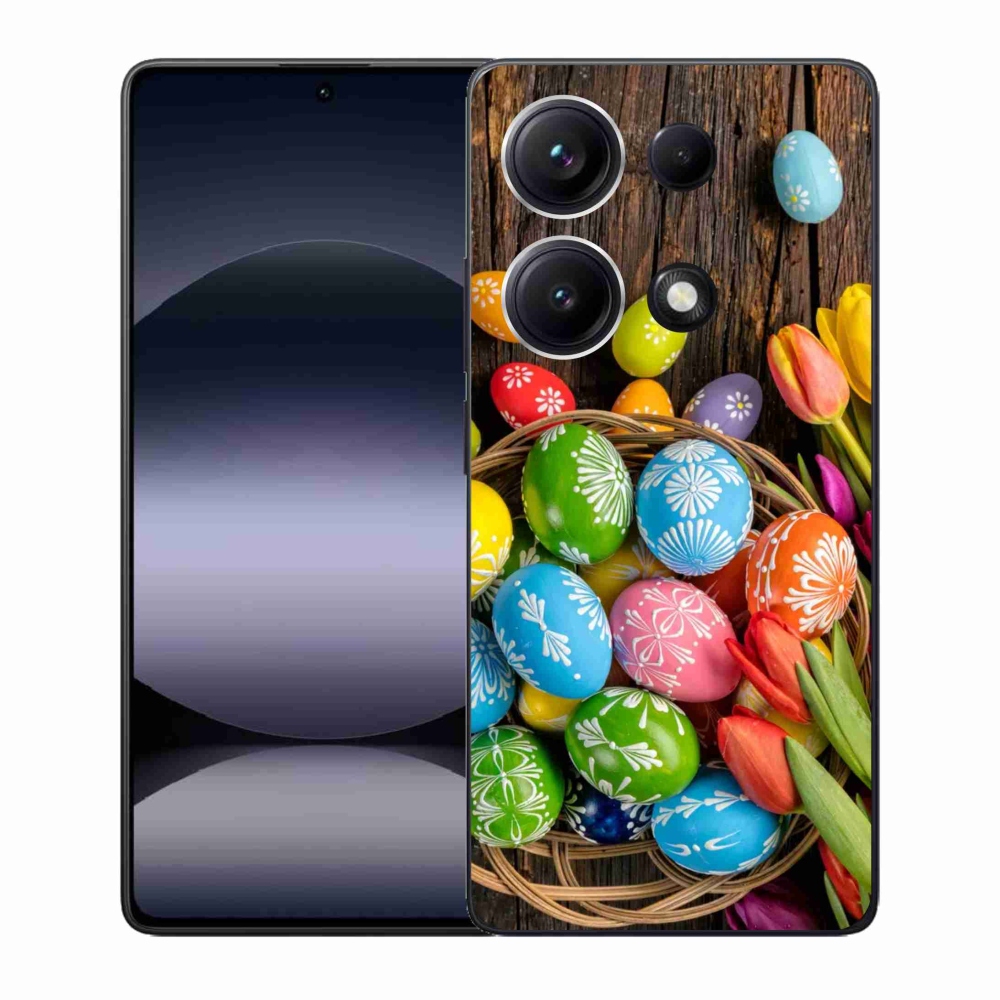Gél borító mmCase a Xiaomi Redmi Note 14S-hez - Húsvéti tojások