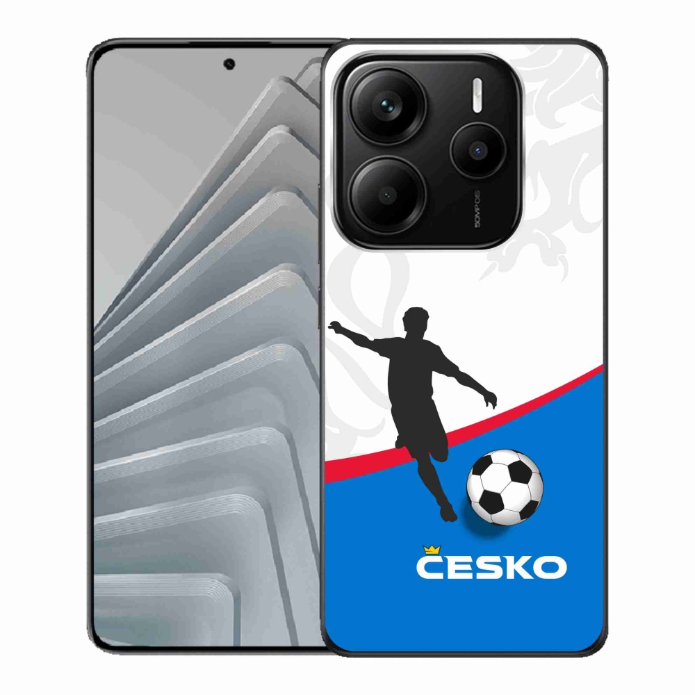 Gél borítás mmCase a Xiaomi Redmi Note 14 5G - futball Csehország 1