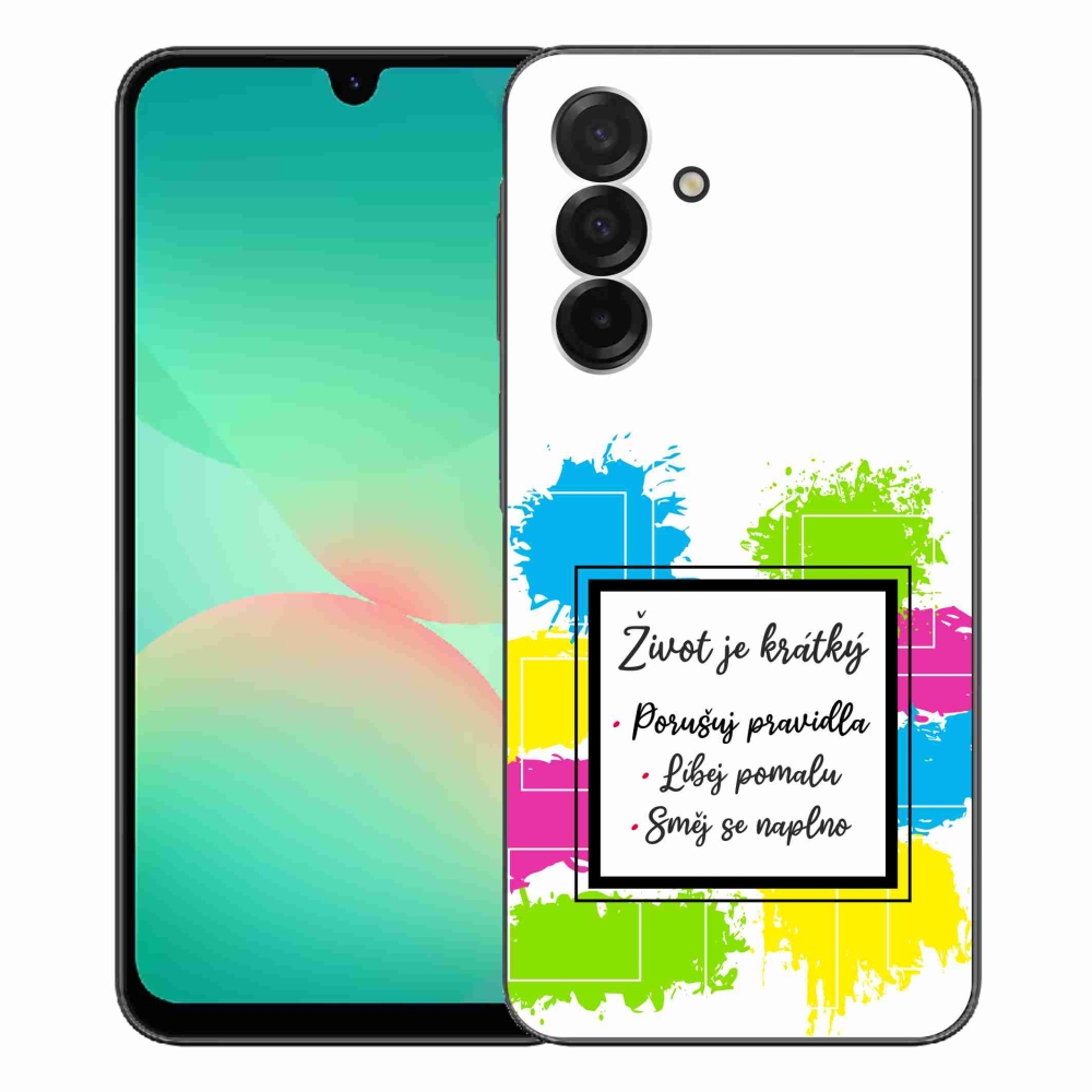 Gél borító mmCase Samsung Galaxy A26 5G - idézem 5 fehér háttér