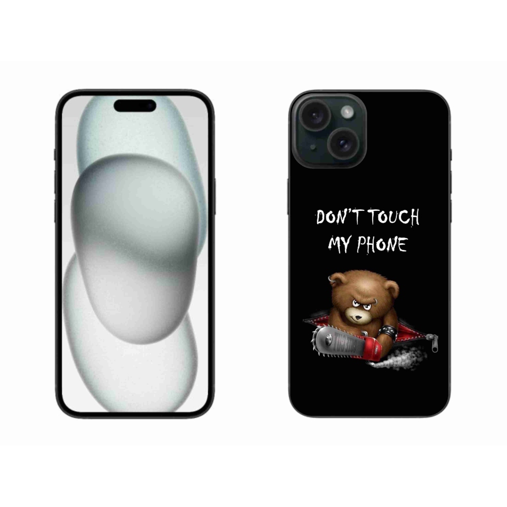 Zselés borítás mmCase iPhone 15 Plus készülékhez - ne érintse meg a telefont