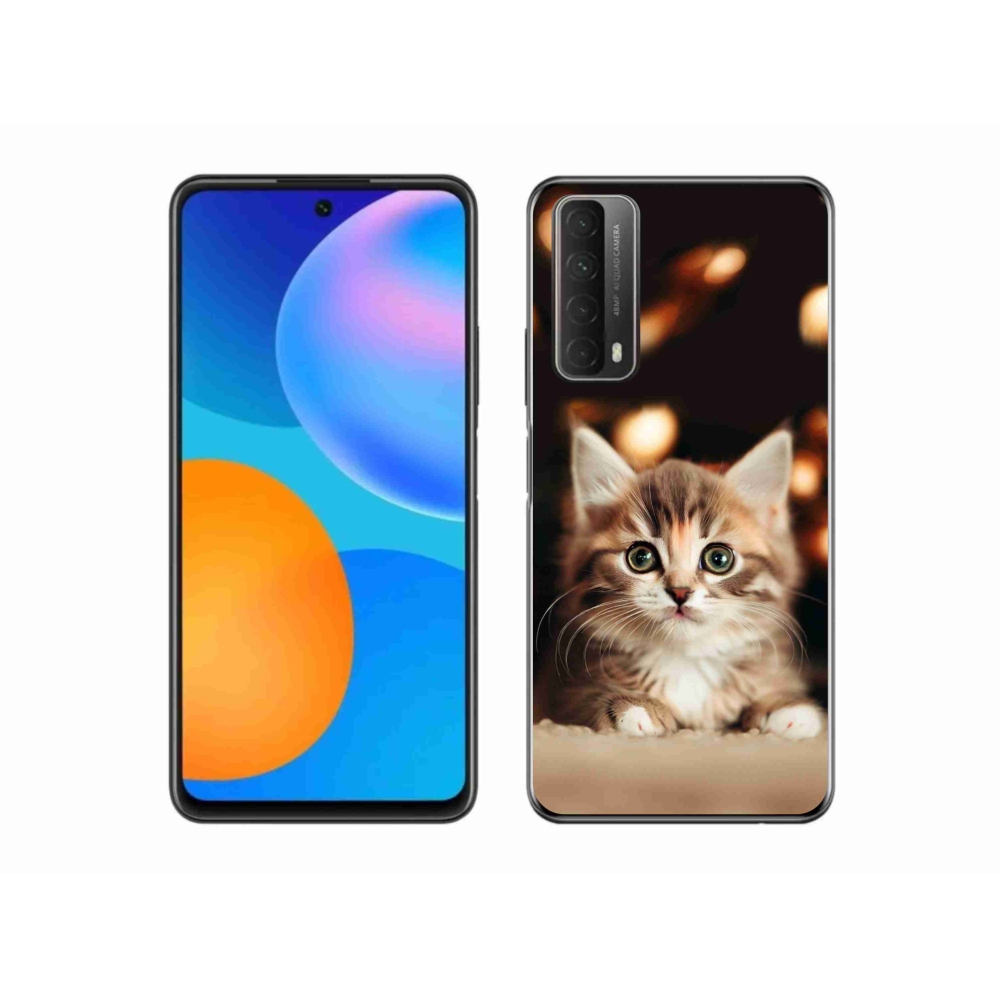 Gél borító mmCase a Huawei P Smart (2021) - aranyos cica 2