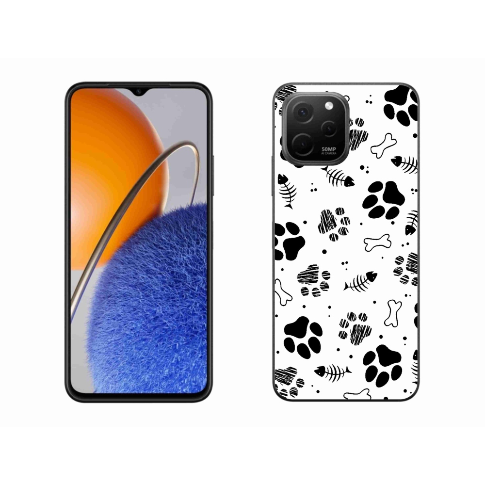Gél borítás mmCase a Huawei Nova Y61-hez - kutyamancsok 1