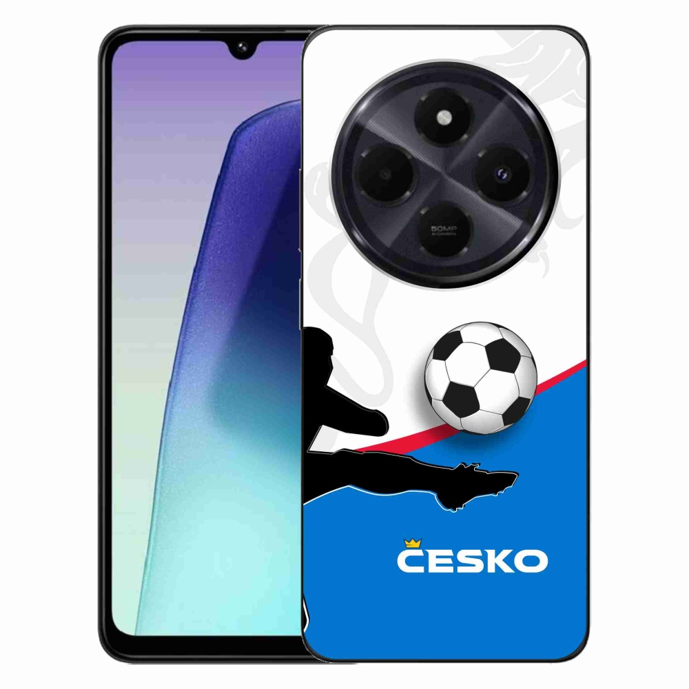 Gél borítás mmCase a Xiaomi Redmi 14C/Poco C75 - futball Csehország 3