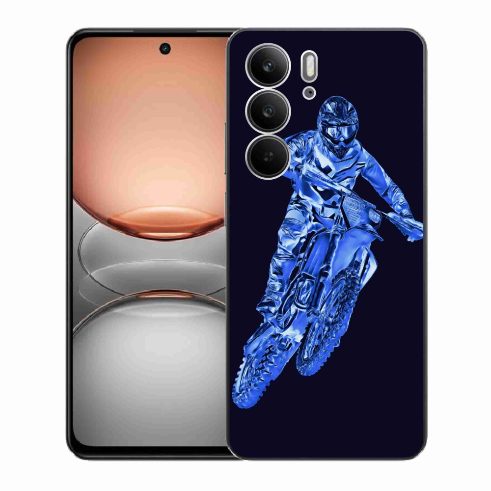 Gél borítás mmCase a Realme C75 készülékhez - motocross 1