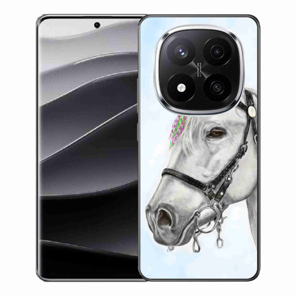 Gél borítás mmCase a Xiaomi Redmi Note 14 Pro+ 5G - fehér ló 1