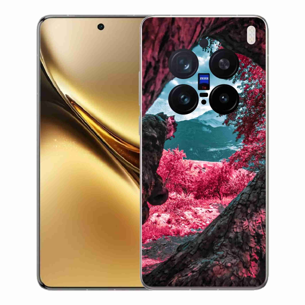 Zselés borítás mmCase a Vivo X200 Pro 5G készülékhez - hegyi kilátás