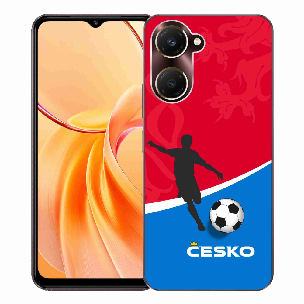 Gél borítás mmCase a Vivo Y28s 5G-hez - futball Csehország