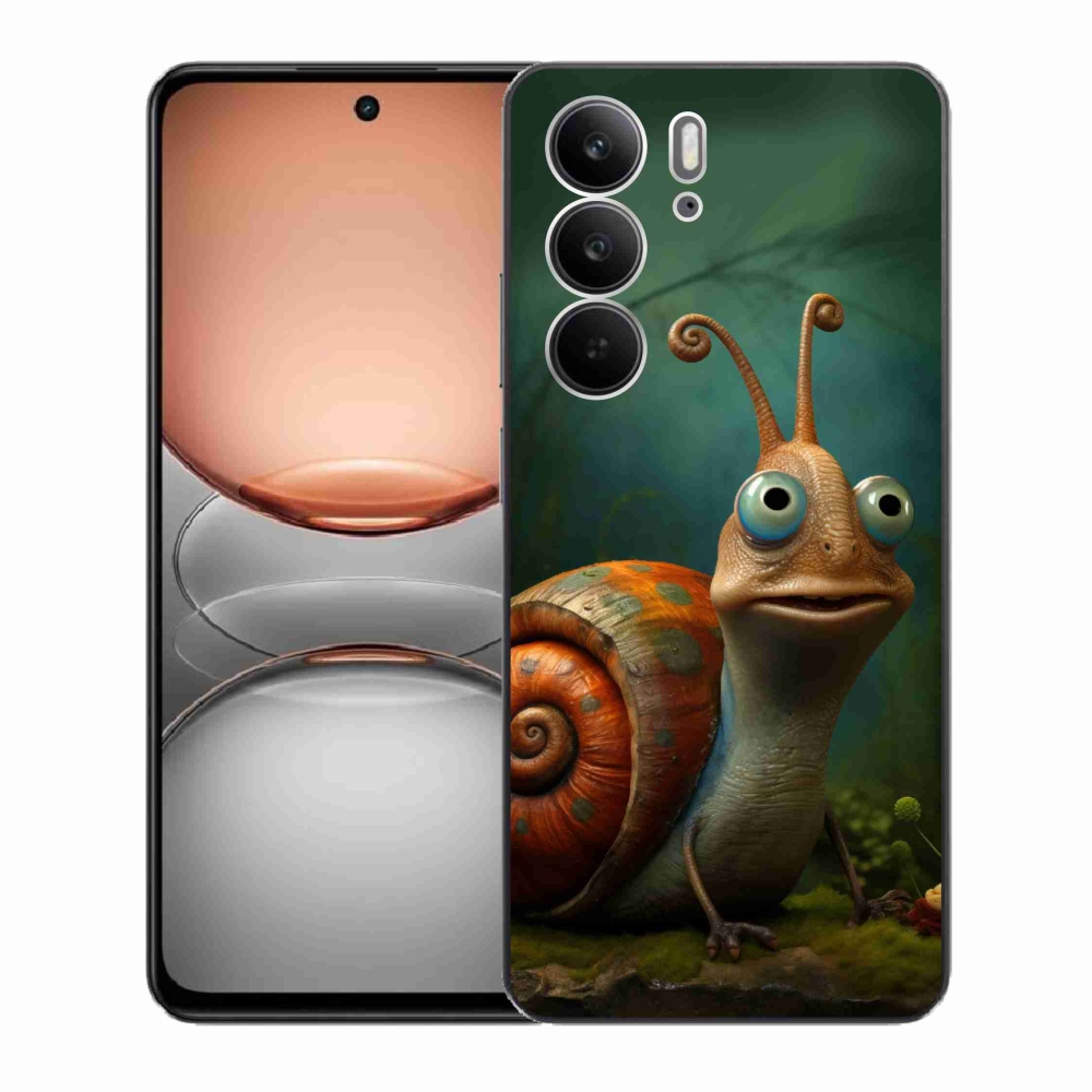 Zselés borító mmCase a Realme C75 készülékhez - csiga