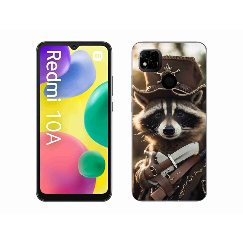 Gél borító mmCase a Xiaomi Redmi 10A számára - mosómedve egyenruhában