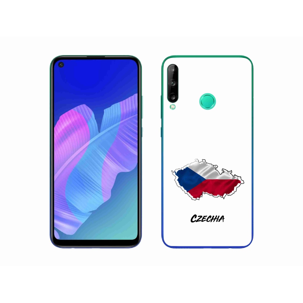 Gél borítás mmCase a Huawei P40 Lite E - Csehország fehér háttérhez