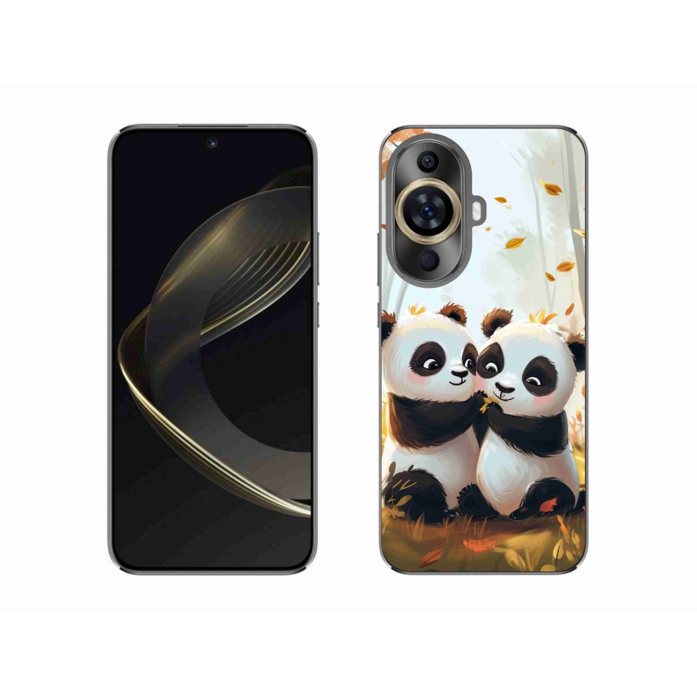 Gél borítás mmCase a Huawei Nova 11 készülékhez - pandák