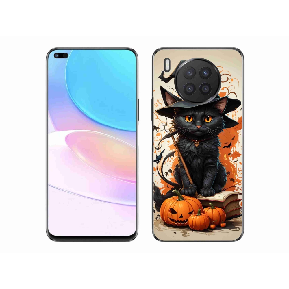 Zselés borítás mmCase a Honor 50 Lite készülékhez - cat wizard
