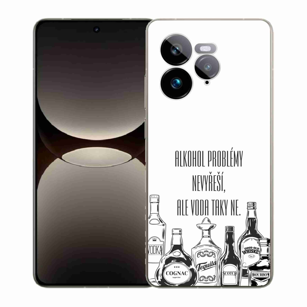 Gél borító mmCase a Realme GT 7 Pro 5G-n - vicces szöveg fehér háttérrel