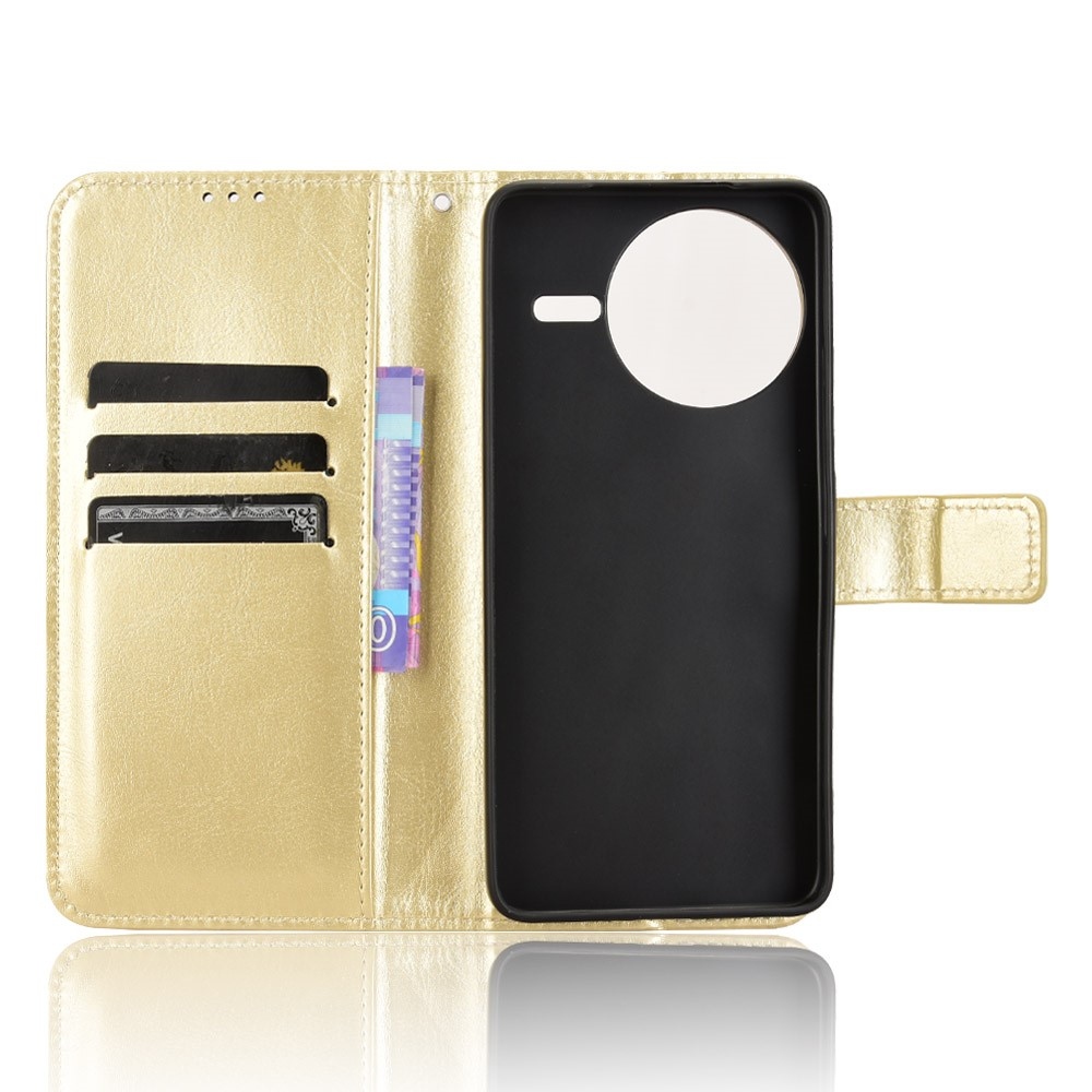 Őrült könyv tok a Xiaomi Poco F7 Pro 5G/Poco F7 Ultra 5G számára - arany színben