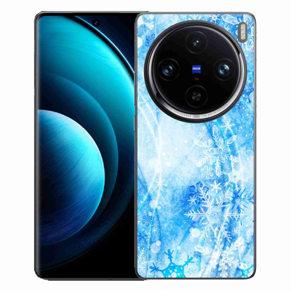 Zselés borítás mmCase a Vivo X100 Pro 5G készülékhez - hópelyhek