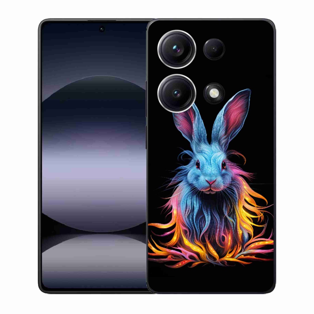 Gél borító mmCase a Xiaomi Redmi Note 14S-hez - absztrakt nyúl