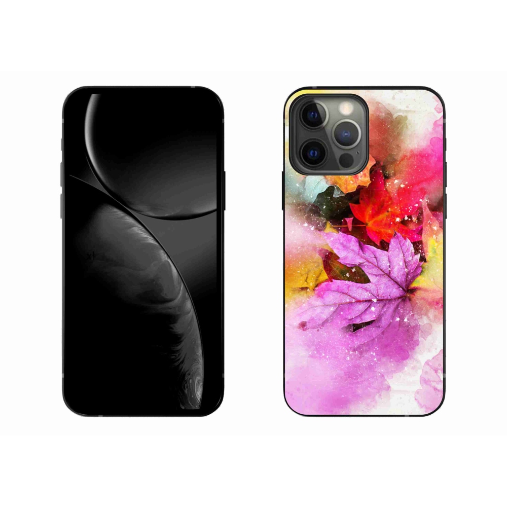 Zselés borítás mmCase iPhone 13 Pro Max 6.7 készülékhez - színes levelek