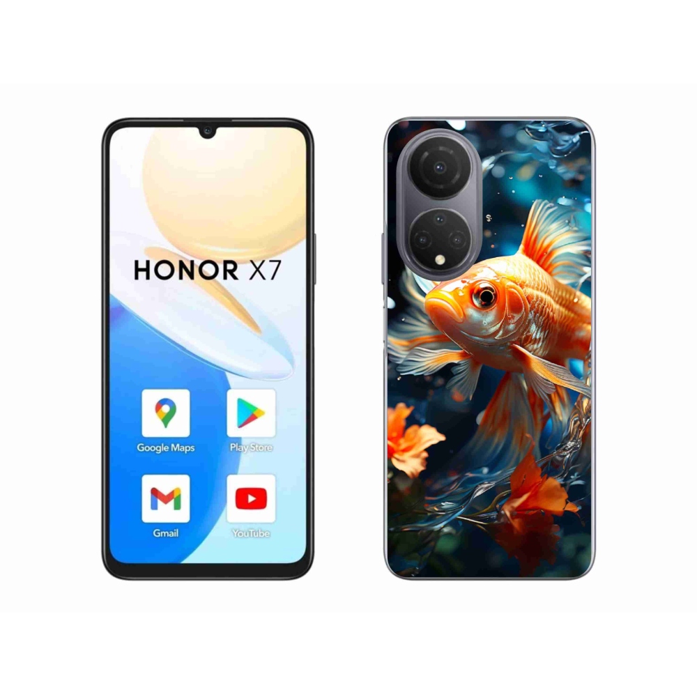 Zselés borítás mmCase a Honor X7-hez - halak