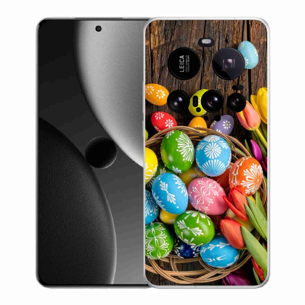 Gél borítás mmCase a Xiaomi 15 Ultra számára - Húsvéti tojások
