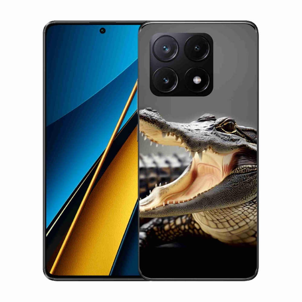 Gél borítás mmCase a Xiaomi Poco X6 Pro 5G-hez - krokodil