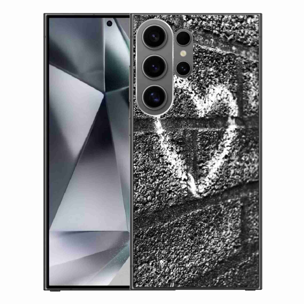 Gél borítás mmCase Samsung Galaxy S24 Ultra készülékhez - szív a falon