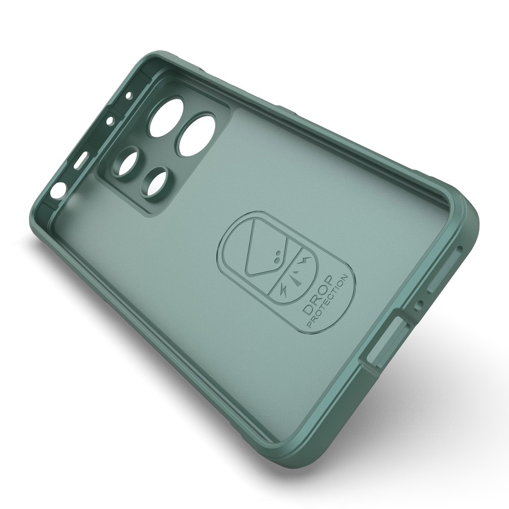 Rugg tartós zselés tok Xiaomi Redmi Note 13-hoz - zöld