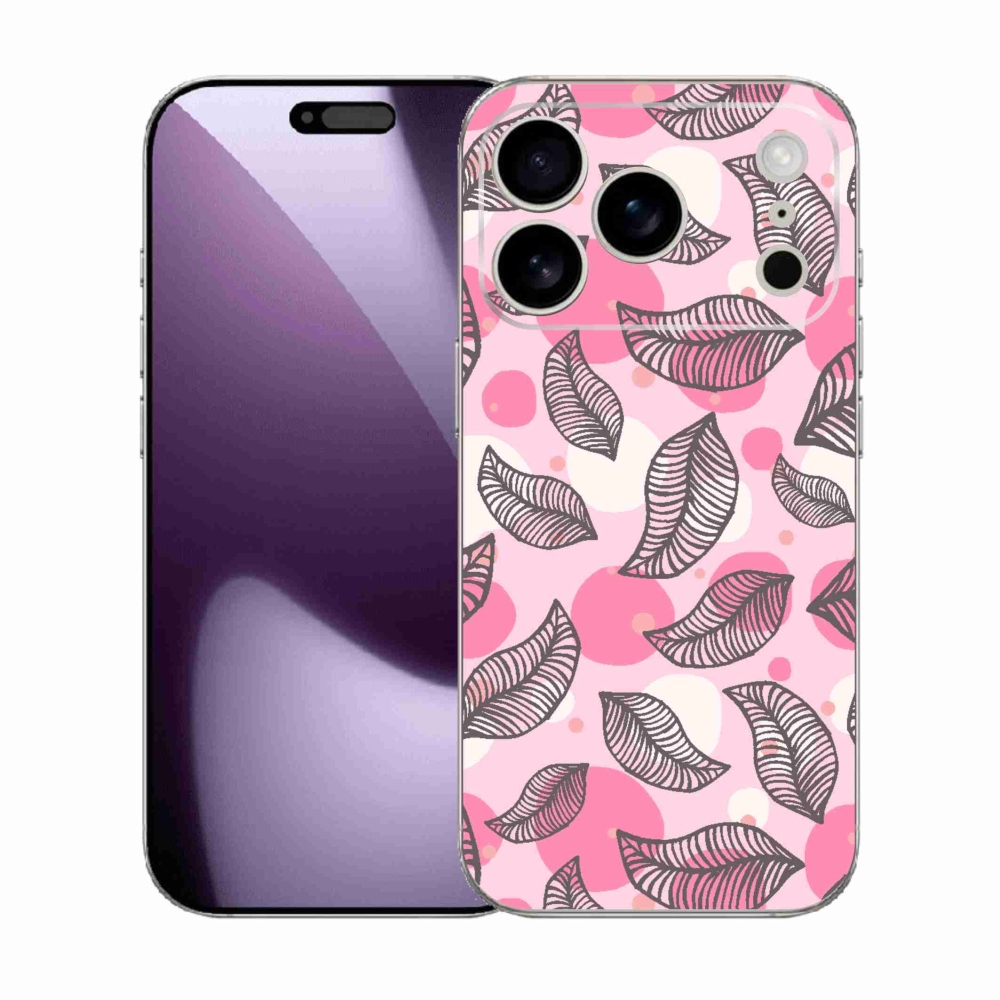 Gél borítás mmCase iPhone 17 Pro készülékhez - rajzfilmes hulló levelek