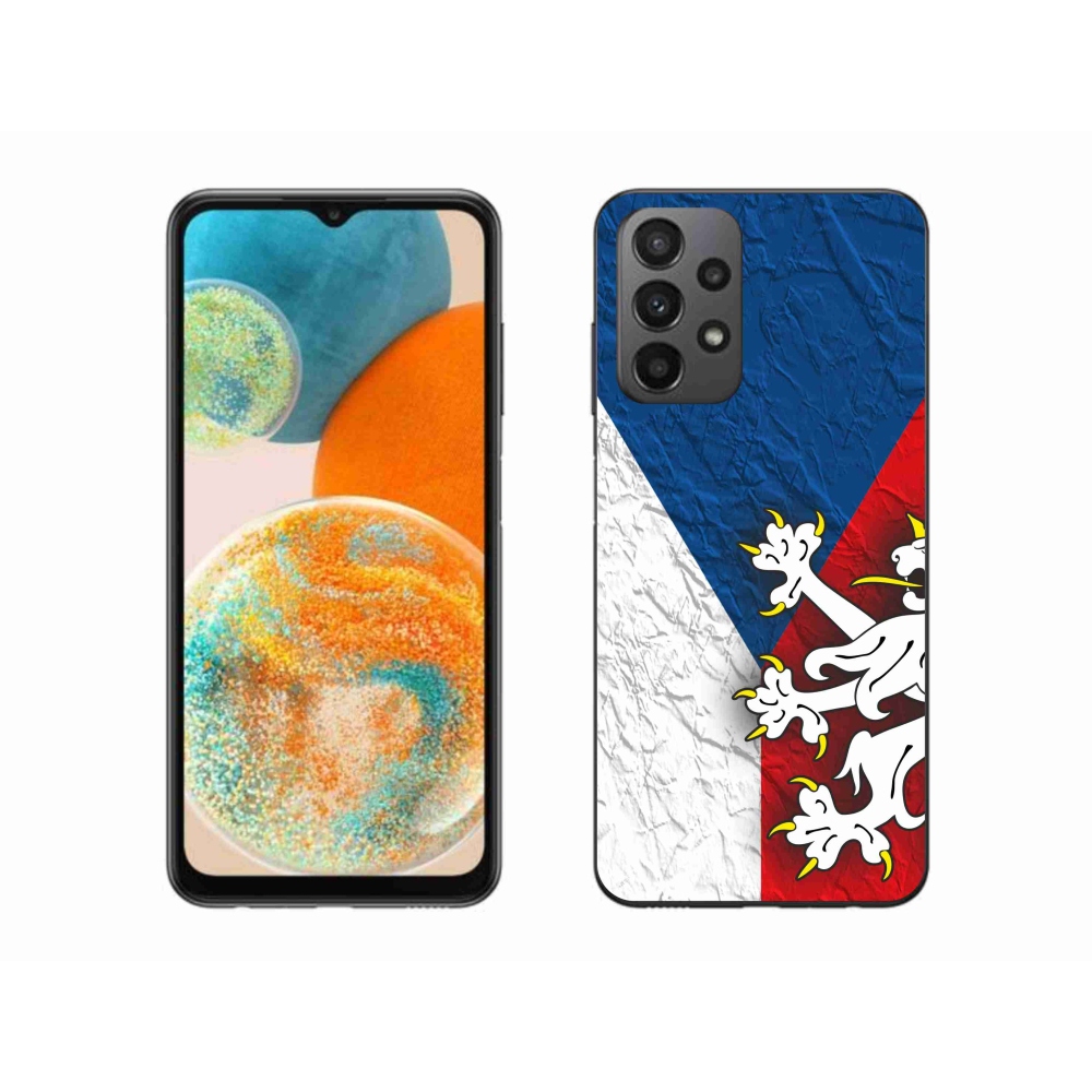 Zselés borítás mmCase Samsung Galaxy A23 4G/5G - cseh zászló 1