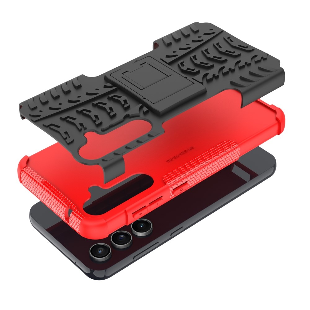 Rúgásálló borítás Samsung Galaxy S23 FE készülékhez - piros