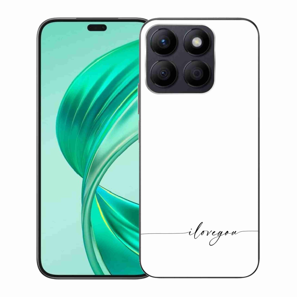 Gél borító mmCase a Honor X8b készülékhez - Szeretlek fehér háttérrel