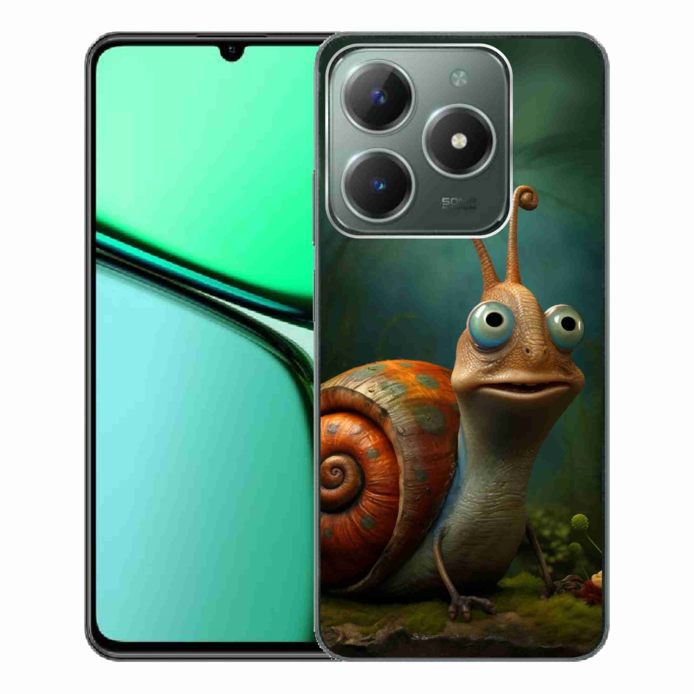 Gél borító mmCase a Realme C61 készülékhez - csiga