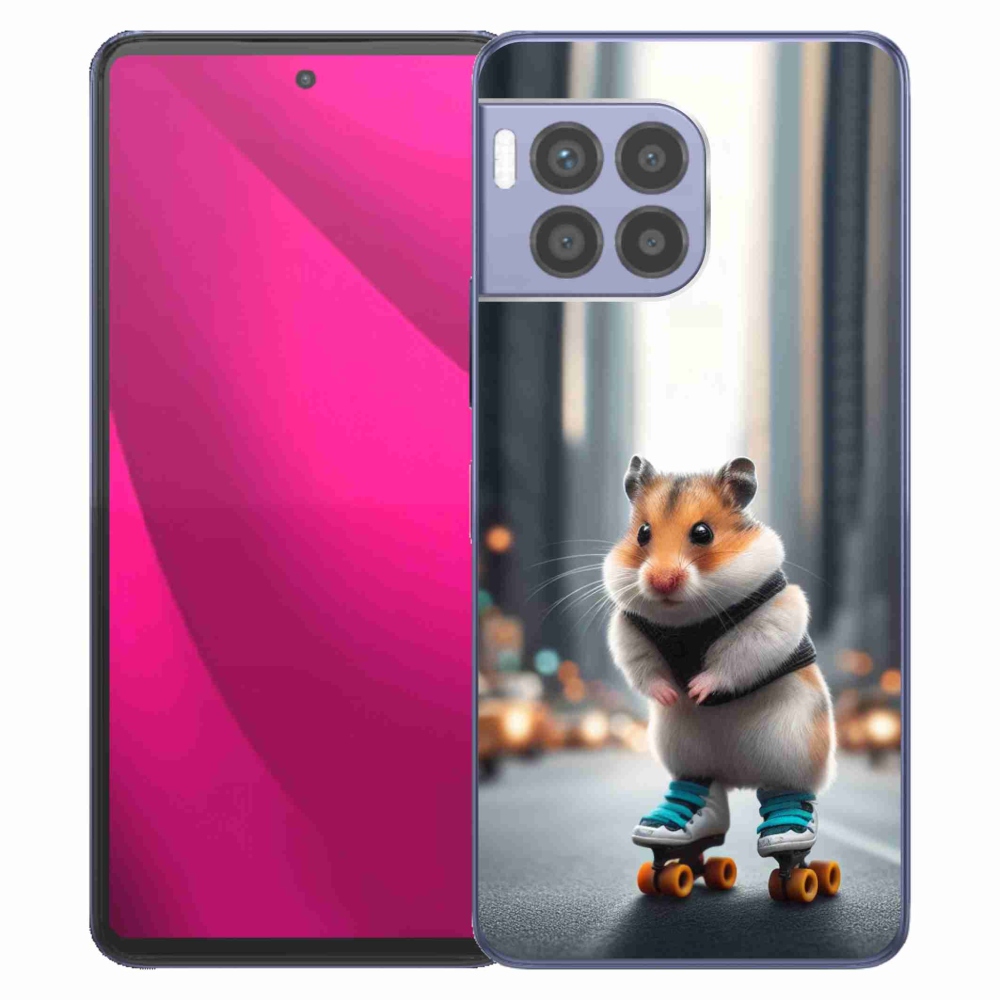 Zselés borítás mmCase a T-Mobile T Phone 2 Pro készülékhez - hörcsög korcsolyán