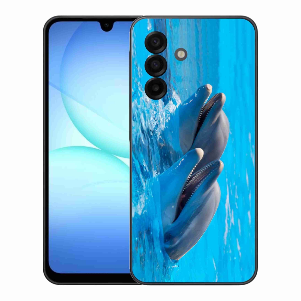 Gél borítás mmCase Samsung Galaxy A17 4G/5G - delfinek - Samsung Galaxy A17 4G/5G számára