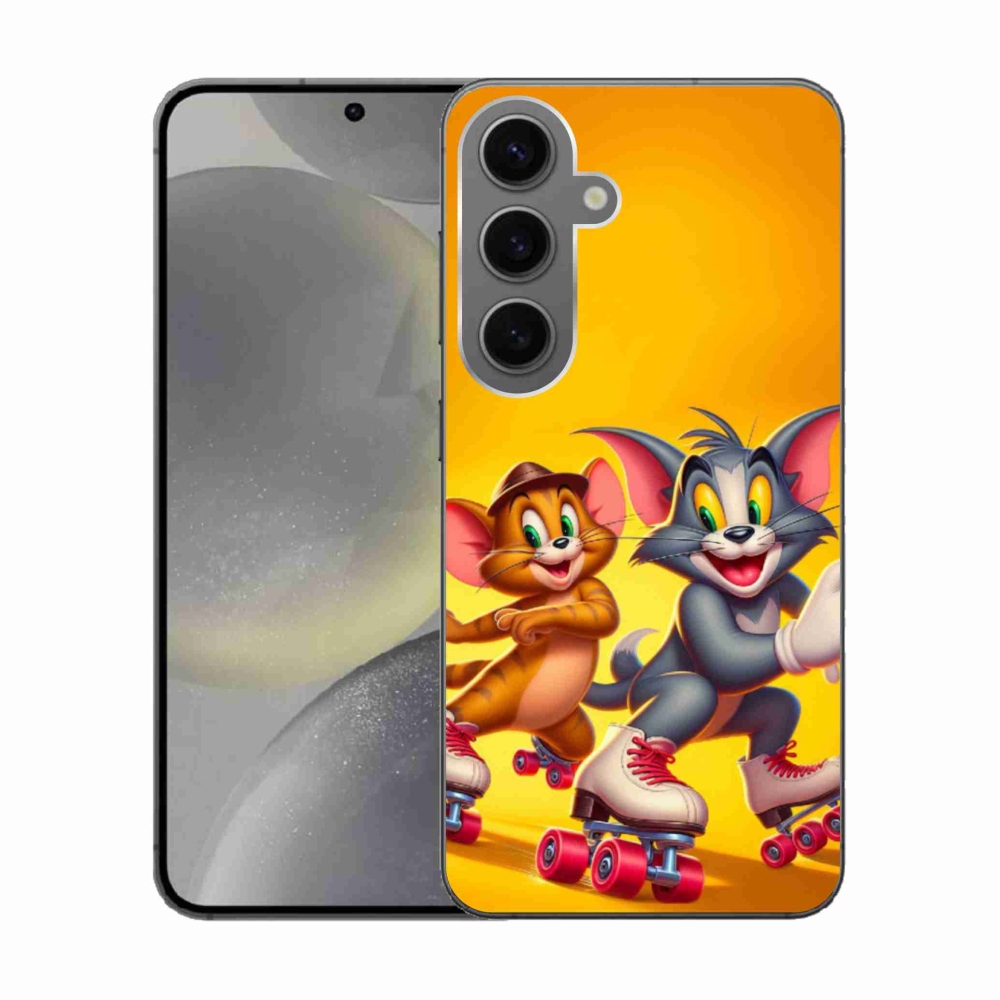 Zselés borítás mmCase Samsung Galaxy S24 készülékhez - tom and jerry