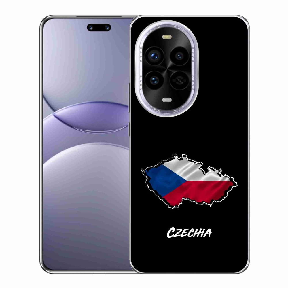Gél borítás mmCase a Huawei Nova 13 Pro 5G - Csehország fekete háttérrel