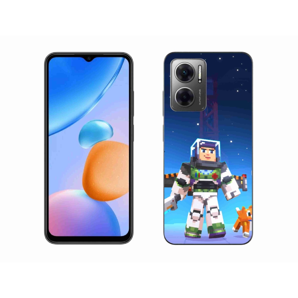 Gél borítás mmCase a Xiaomi Redmi 10 5G-hez - minecraft 2