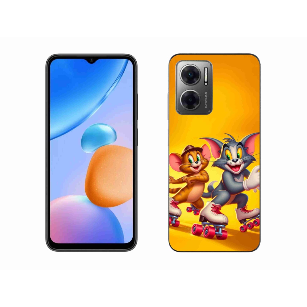 Gél borítás mmCase a Xiaomi Redmi 10 5G-hez - tom a jerry